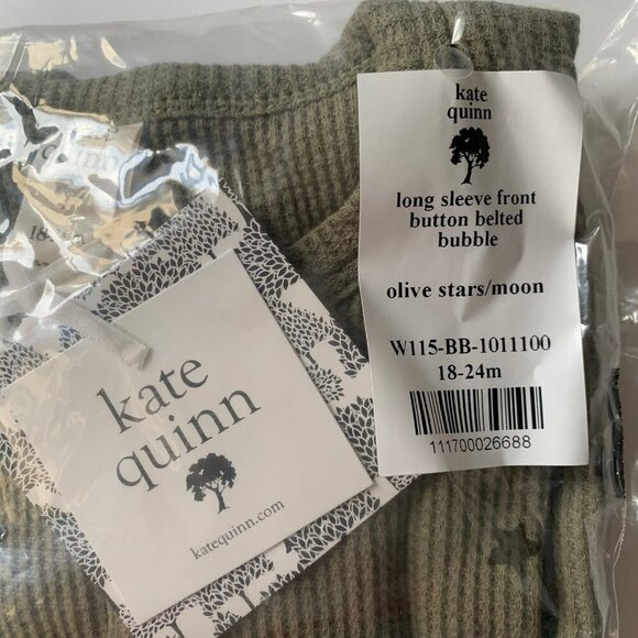 NWT Kate Quinn Organics Baby Girl Thermal Bubble 18-24 months - Picture 5 of 5